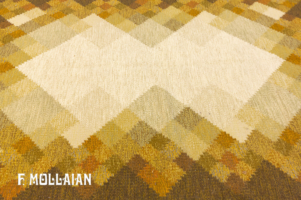 Tapis Scandinave Kilim Rollakan n°:61828652